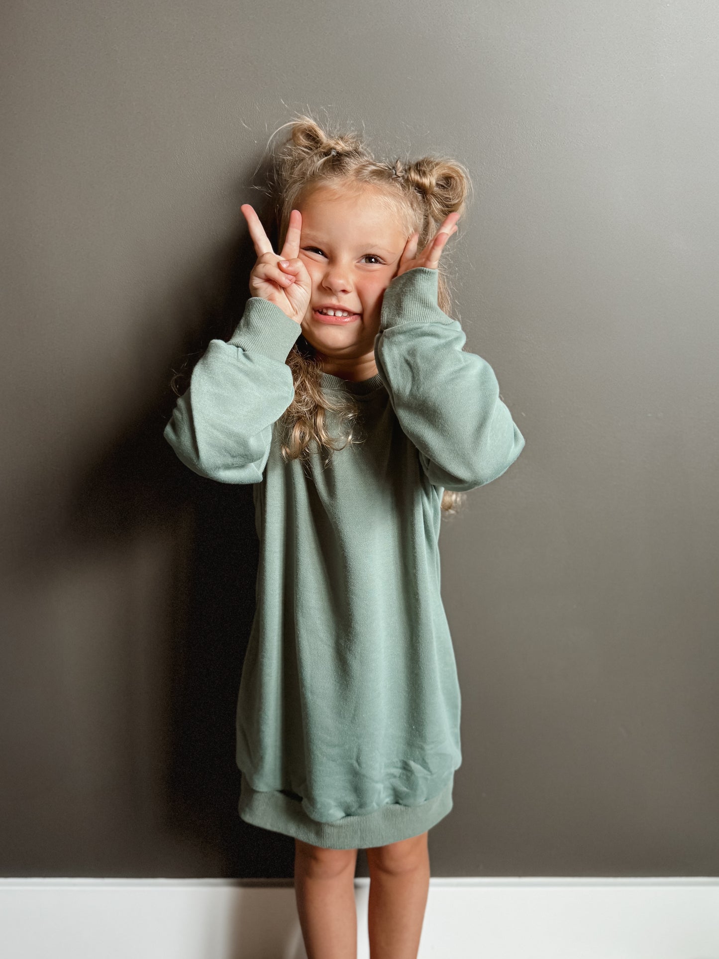 Crewneck Shirt Dress