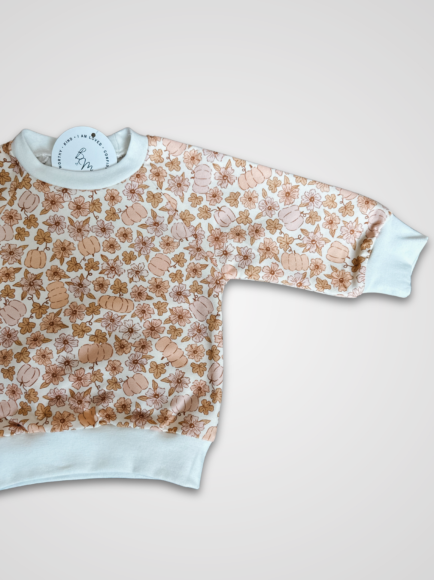 Floral Pumpkin Pullover