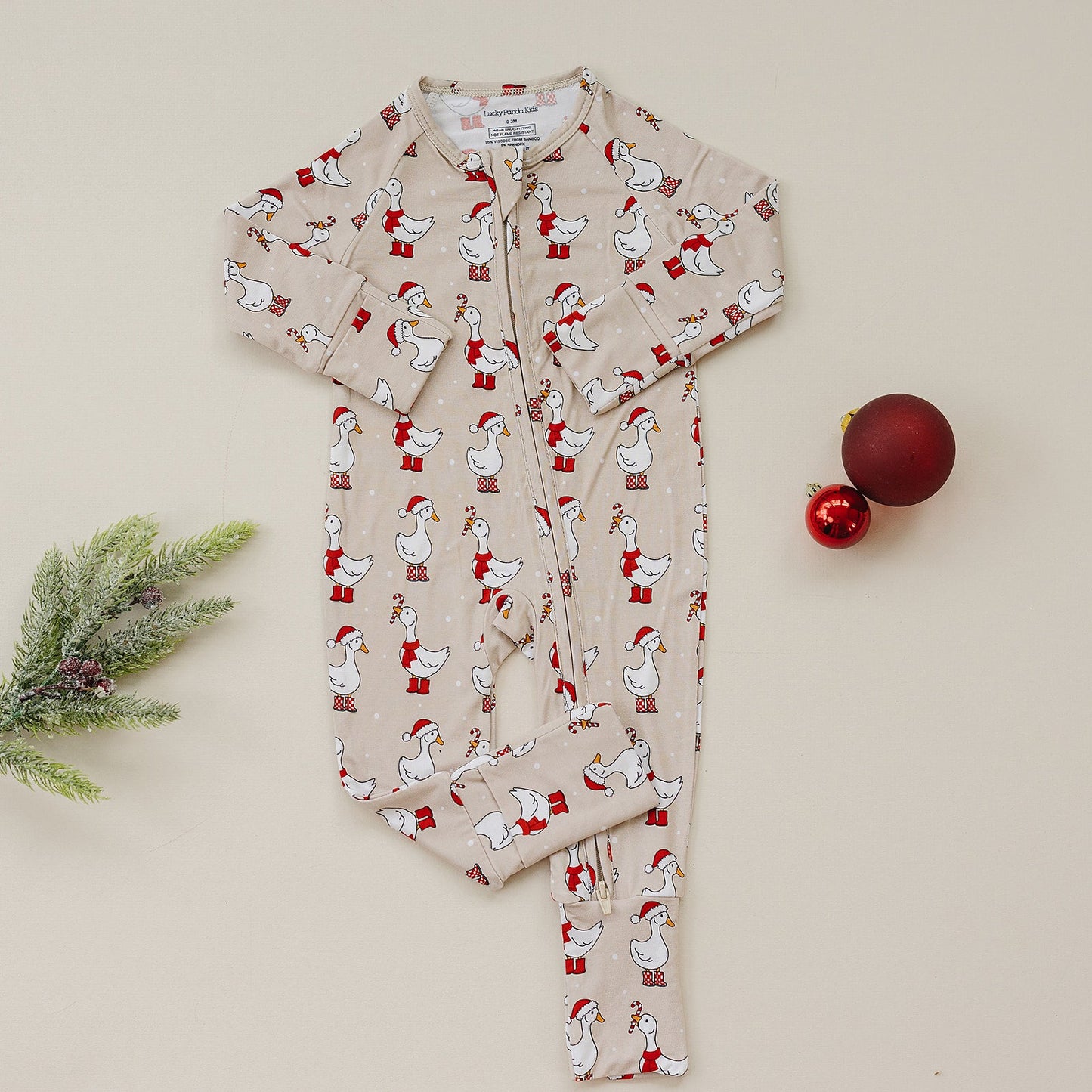 Bamboo Zip Romper | Merry Goose