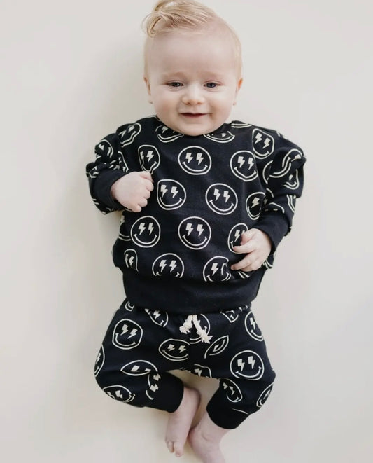 Electric Smiley Jogger Set
