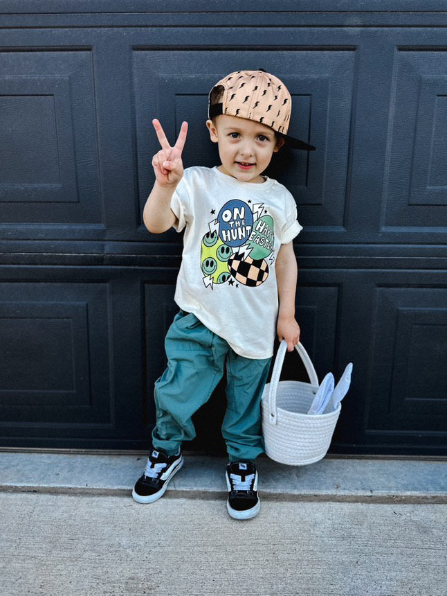 On the hunt-Boys Holiday Tee