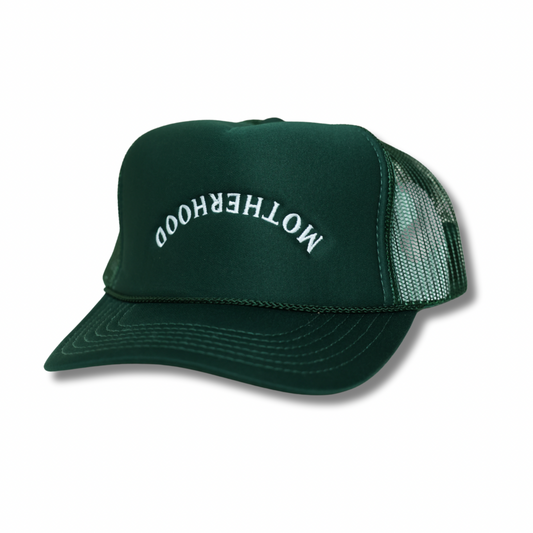 MOTHERHOOD UPSIDE DOWN // GREEN TRUCKER
