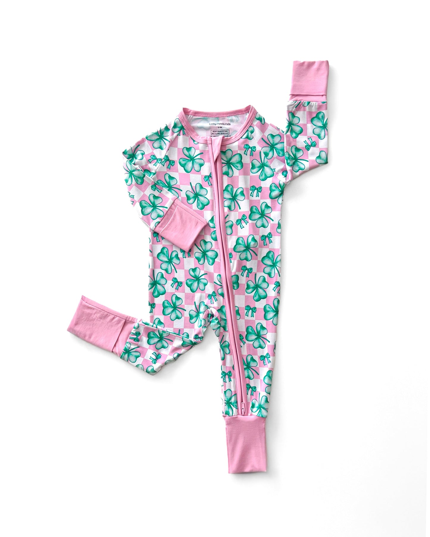 Bamboo Zip Romper | Shamrock & Bows