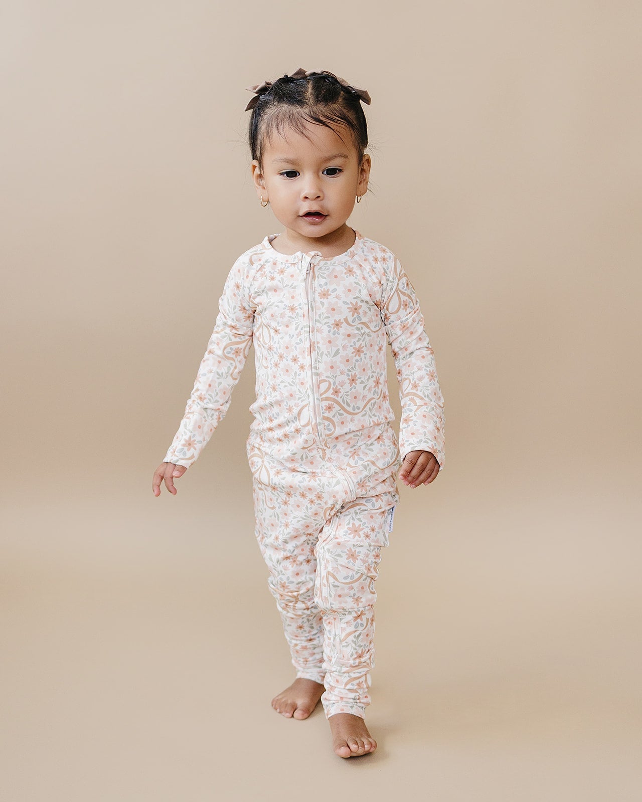 Bamboo Zip Romper | Cozy Daisy