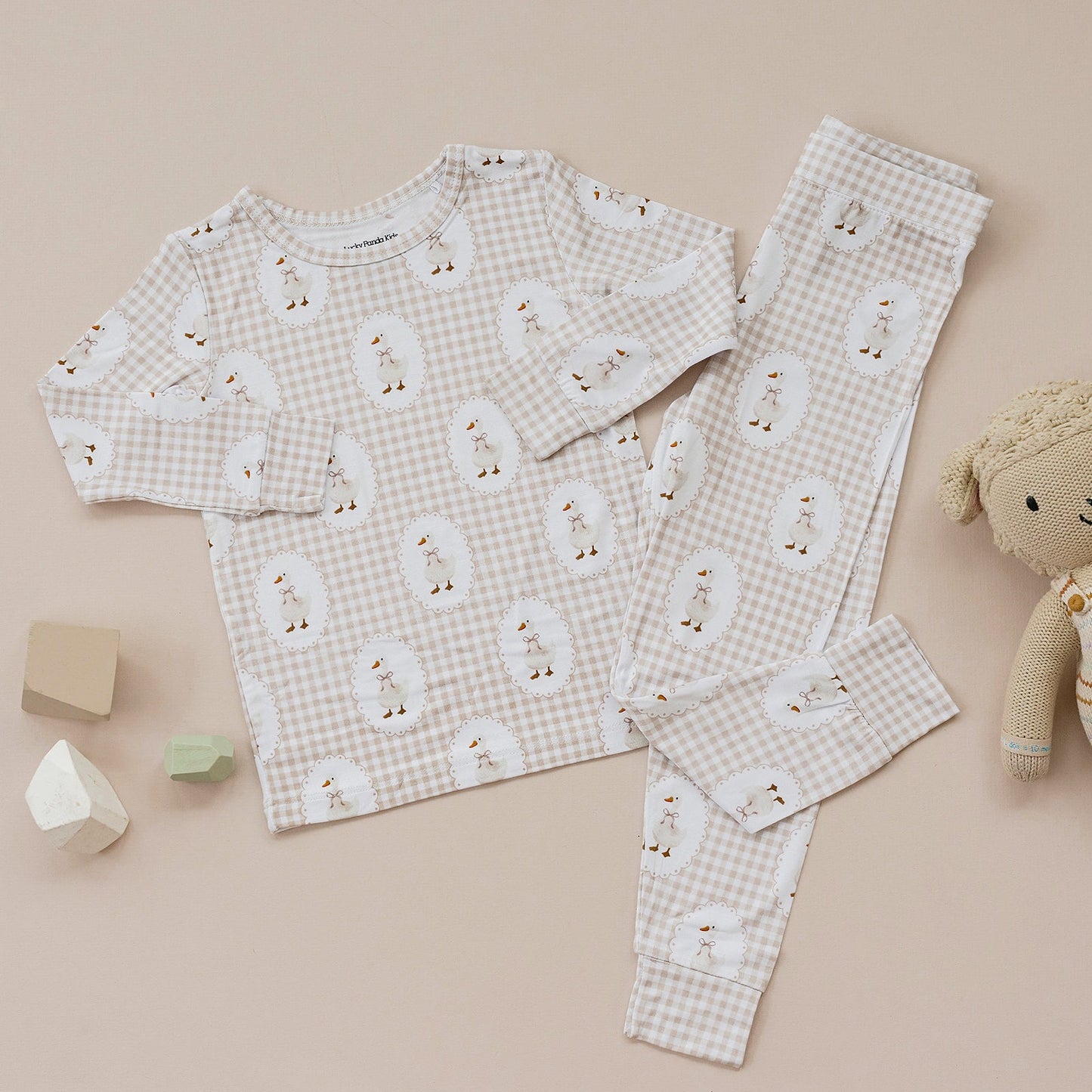 Bamboo Two Piece Set | Gingham & Goose