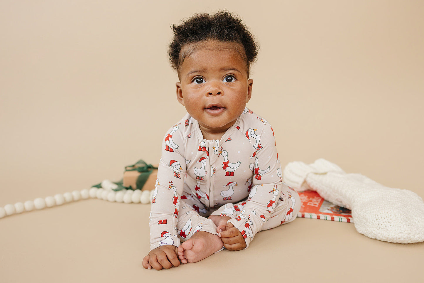 Bamboo Zip Romper | Merry Goose